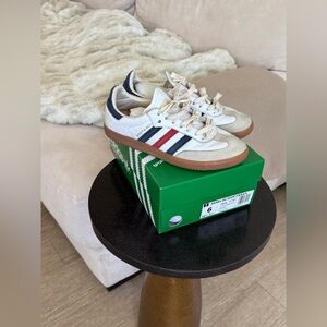 Sporty & Rich White and Navy Sneakers